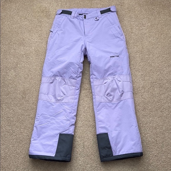 Arctix Kids Reinforced Knee and Seat Purple Wash Snow Pants Youth XL - Picture 1 of 9